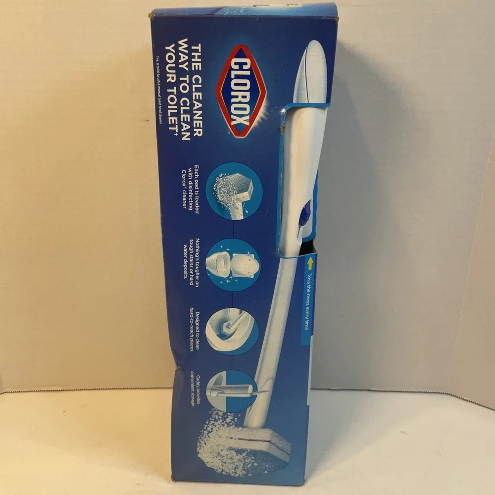 Clorox ToiletWand Starter Kit Unisex OS Blue 3-in-1 Cleaning System 6 Refills
